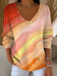 Delia | Leichter Sommerpullover in Mehrfarbig