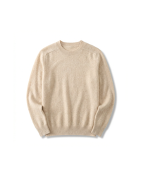 Lukas | Giovanni Kaschmir Tee für elegante Herren in Khaki