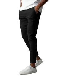 Elio Stretch Chino in Schwarz