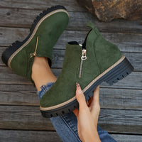 Emma | Hochwertige Damen Boots stilvoll und zeitlos in Grün