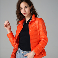 Lizzy | Ultraleichte Daunenjacke in Orange