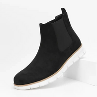 Cavero Chelsea Boots in Schwarz