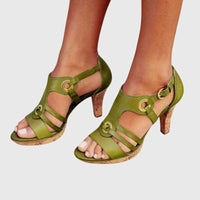 Kira | Kraftvolle Sandalette in Grün