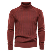 Frank™ | Männlicher, gemütlicher, stilvoller Pullover in Rot