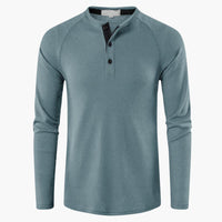 Luca | Stilvolles Langarmshirt im Casual Style in Hellblau