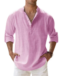 Fiorenzo Cotton Shirt in Pink