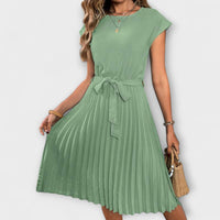 Mila™ - A-Linien Freizeitkleid in Olivgrün