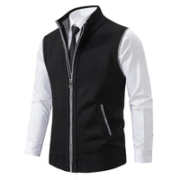 Sam™ - Fleece-Weste in Schwarz