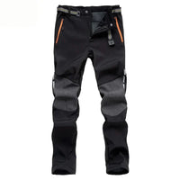 Strapazierfähige und wasserfeste Outdoorhose für Herren in Schwarz