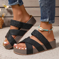 Juna | elegante sandalen damen look in Schwarz