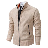 Clemens™ | Klassischer Zip-Up in Beige