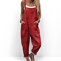 Gladys - Eleganter und komfortabler Jumpsuit in Rot