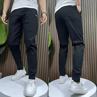 Malik – Stilvolle Freizeithose in Schwarz
