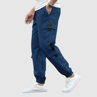 Jonas | Relaxed Fit Cargohose für Herren modern in Blau
