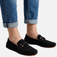 Wolfgang | Herren Atmungsaktive Sommer Loafer Perforation – Perforierte Loafer Herren in Marineblau