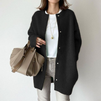 Chloé™ - Eleganter Cashmere Cardigan in Schwarz