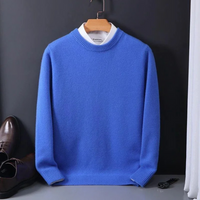 Thierry | Cashmere Rundhals-Pullover in Hellblau