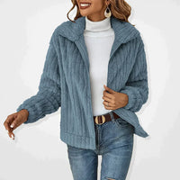 Isadora | Damen Langarm-Cardigan in Blau
