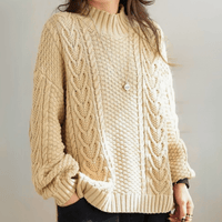 Brooklyn Knit Sweater in Off-White