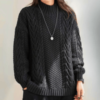 Brooklyn Knit Sweater in Schwarz