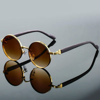 Aila | Premium Metall-Sonnenbrille mit Anti-Reflektion in Braun
