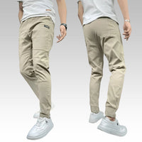 Leon | Stylishe Herren Stretch-Cargohose für Alltag in Beige