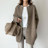 Chloé™ - Eleganter Cashmere Cardigan in Braun