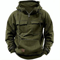 Klassische, modische Jacke - ideal für Herren im Herbst/Winter in Armeegrün