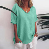 Beatrice | Damen Übergroß T-Shirt | Kurzarm in Grün