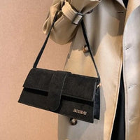 Elegante Damen-Umhängetasche mit einem Schultergurt – schickes Design in Schwarz