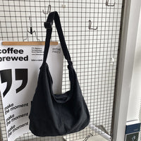 Elegante, verstellbare Damen-Umhängetasche aus vielseitigem Synthetikmaterial in Schwarz