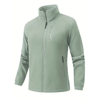 Julia | Dicke Unisexjacke für Winter und Outdoor in Hellgrün
