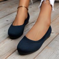 Ergonomische Ballerina-Schuhe für Damen – Eleganz und Komfort vereint in Marineblau