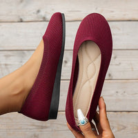 Ergonomische Ballerina-Schuhe für Damen – Eleganz und Komfort vereint in Rot