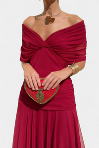 Eryzziah | Elegantes Kleid in Rot