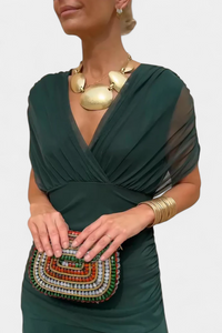 Eryzziah | Elegantes Kleid in Grün