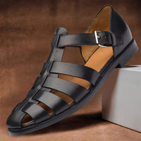 Damen Sandalen Riemen Klassischem Design in Schwarz