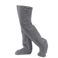 Lena | Flauschige Wintersocken extra weich & warm in Dunkelgrau
