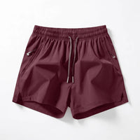 Ethan™ Sport-Shorts mit schnelltrocknendem, hochelastischem High-Mobility-Gewebe in Bordeaux