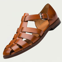 Emil | Premium Herren-Sandalen im Gladiator-Stil in Braun