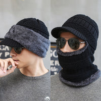Skullies | Mütze mit Nacken- und Halsschutz für Herbst und Winter in Skullie 1 – Schwarz