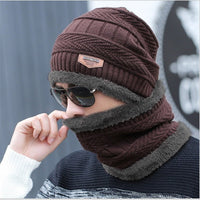 Skullies | Mütze mit Nacken- und Halsschutz für Herbst und Winter in Skullie 2 – Braun