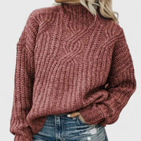 Emma | Damen Pullover elegant mit feinem Design in Rosa