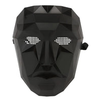 Roter Overall mit Maske Unisex Halloween Cosplay Kostüm in Maske D