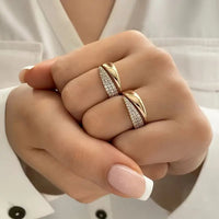 Clara | Stilvoller Haven Ring Damen schlicht & chic in Gold