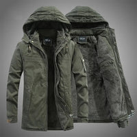Byron | Bequeme Fleecejacke mit Kapuze in Grün