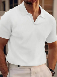 Asher| Polo Premium Stil in Weiß