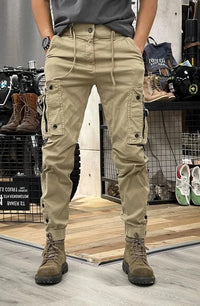 Levi™ | Premium Stretch Cargohose in Khaki (mit Taschen)