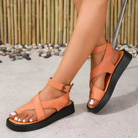 Karin™ – Orthopädische Zehensteg-Sandalen in Orange
