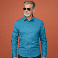 Slim-Fit Herrenhemd mit langen Ärmeln für Business- und Freizeitoutfits | Reinout in Olivgrün